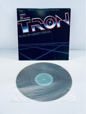TRON Soundtrack Vinyl LP 1982 Wendy Carlos Journey CBS SM 37782 Synth Electronic